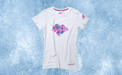 Herz T-Shirt Damen weiß XS 1